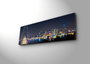 Wallity Cuadro Decorativo en Lienzo Iluminado con LED 30x90 cm Multicolor